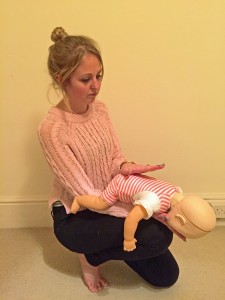 back blows infant